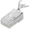 Plug, RJ45, 8 pole, 8P8C, Cat 6A, crimp connection, AK-219604