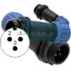 Złącze przemysłowe SP1311/P3-6 WT kabel ( 3P 8A)