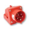 Wtyczka odbiornikowa (zwrotnica faz) 32A 5P 400V czerwona IP44 7725-6