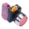 YW4B-M1E01R Red 22mm Metal Bezel Momentary Push Button Switch NC IP65 IDEC