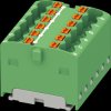 3002772 PTFIX distribution block, 12 x 1.5, green