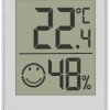 TFA Dostmann Digitales Thermo-Hygrometer Termohigrometr biały 30.5039.02
