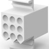 Socket housing, 9 pole, pitch 5.03 mm, straight, natural, 770091-1