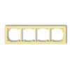 Deco Ramka Poczwórna Deco Pastel Matt Kanarkowy 43Dr-4