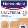 UNIVERSAL 20 STRIPS Hansaplast Universal, strips, 4 sizes
