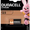 bateria foto litowa Duracell CR123