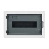Rozdzielnica modułowa 1x12 n/t ECONOMIC BOX RN 1/12 drzwi transparentne (N+PE) IP40 2503-01