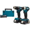 Zestaw combo li-lon 18v lxt ddf487+dtd157 2*2.0ah