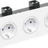 Gniazdo Rehau 3-krotne SIGNA in rws BRK 3STD OBO Bettermann, 6121032, biały, (S x W) 82 mm x 71 mm