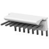 Pin header, 8 pole, pitch 2.54 mm, angled, natural, 640457-8