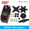 SERWOMECHANIZM STANDARD MG995 360 STOPNI PRACA CIĄGŁA METAL GEAR DIGI HIGH TORQUE (SERV-MG995-360)