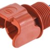 Screw-in housing, PA, longitudinal bow locking, IP20/IP40, 09930010106