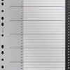 12180000 Plastic dividers A4 (1-31), Recycle