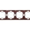 Simon Basic Neos Ramka poczwórna mahoniowy BMRC4/050