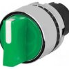Przełącznik obrotowy 22mm Poz.stab 1 zielony IP65 wystający 46-2W44.3CM0.001