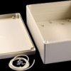 ABS enclosure, (L x W x H) 220 x 165 x 85 mm, light gray (RAL 7035), IP65, RP1465