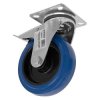 Sealey SCW3125SPLEM HeavyDuty Blue Elastic Rubber Swivel Castor Wheel -TL Ø125mm