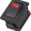 Przełącznik kołyskowy Miyama 706031, 250 V/AC, 3 A, 1 x wył/wł, zatrzask, 1 szt.