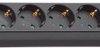 Outlet strip, 6-way, 5 m, 16 A, with surge protection, anthracite, 1 15971 0 515