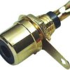 BKL Electronic 0101138 Złącze męskie RCA/Cinch złącze żeńskie do wbudowania Ilość styków: 2 żółty 1 szt.