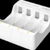 1001-0181 USB charger, Pure Power, Li-Ion, 4 slot