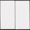 490329007 Double rocker switch HK07 pure white