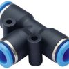 TRU COMPONENTS Złączka T PE4 Średnica rury: 4 mm 1 szt.