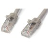 StarTech N6PATC5MGR 5m Grey Snagless Cat6 UTP Patch Cable - ETL Verified
