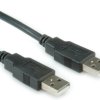 Kabel USB Złącze A USB A Złącze B USB A dł. 3m Przewód USB USB 2.0 kolor: Czarny