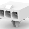 Listwa stykowa PCB 3-pinowe Mini-Universal MATE-N-LOK raster: 4.14 mm Kąt prosty 1-rzędowe TE Connectivity Otwór
