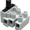 Connection terminal, 3 pole, 2.5 mm², clamping points: 1, gray, screw connection, 10 A, 503 SI/3 DS