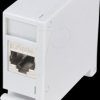 MP0056 DIN-rail adapter with Cat.6a in-line coupler