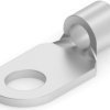 Uninsulated ring cable lug, 1.67-4.65 mm², AWG 14 to 12, 4.34 mm, M4, metal, 321827