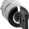 Schneider Electric ZB4BG0 ZB4BG0 Przełącznik wyboru, przedni element klucz 3 x +/- 45 ° przekręcenie klucza 1 szt.
