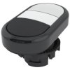 Pizzato Elettrica E21PDRL10221 Double Head Pushbutton Planar White/Black