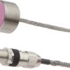 Czujnik indukcyjny M30x1.5 dł: 28mm zabudowany Sn: 8mm 10-35V DC 0-140stC PNP NO złącze kablowe M12 6m IP50 IB30C283