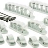 Uchwyt kablowy TRU COMPONENTS WCM-SET-TT 1386629, 19 szt.
