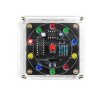 Zestaw DIY 10 LED Koło Szczęścia NE555 CD4017 dla początkujących. Zestaw do montażu obwodów,gra losowa,materiały PCB,edukacyjny
