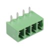 4-Way 3.81mm Horizontal PCB Header Closed Ends 8A 300V