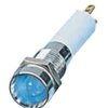 Lampka kontrolna do montażu panelowego 12V, niebieska 8mm LED Chrom CML Innovative Technologies