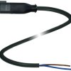 Pepperl+Fuchs 70116637 Złącze konfekcjonowane czujnika/aktuatora DT2P-G-BK3M-PUR/0,75, piny: 2, 3 m, 1 szt.
