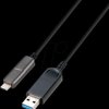 USB-AOC-AC-MM-10,0M USB 3.1 AOC hybrid cable, USB-C to USB-A, 10 m
