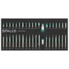 Zestaw bitów Hex, Torx, Spline z adaptorami S2 40elem. wkład EVA STALCO S026370000