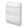 Rozdzielnica modułowa Elegant 2x12 elektryczna natynkowa IP40 N+PE drzwi białe 2405-00