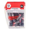 Bity udarowe do wkrętarki TORX TX25 25mm 1/4 SHOCKWAVE 25szt MILWAUKEE