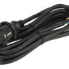 Kabel; zasilający; W-97271-H05RR-F; wtyk sieciowy CEE 7/7 prosty; przewody; 3m; czarny; 3 żyły; 1,50mm2; PLAST-ROL; guma; okrągł