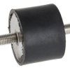 Podstawka antywibracyjna M8 średnica 40mm wysokość całkowita 30mm Cylinder męski-męski