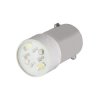 EAO 46-39J.0986 White multi-chip led lamp, BA9S, 24 V AC-DC, steady light