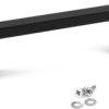 Handle, straight, PA/aluminum, (L x W x H) 146 x 14 x 42 mm, black, 1427TBB