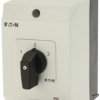 Changeover switch, rotary actuator, 3 pole, 20 A, (W x H x D) 80 x 122 x 137 mm, surface mounting, 207123